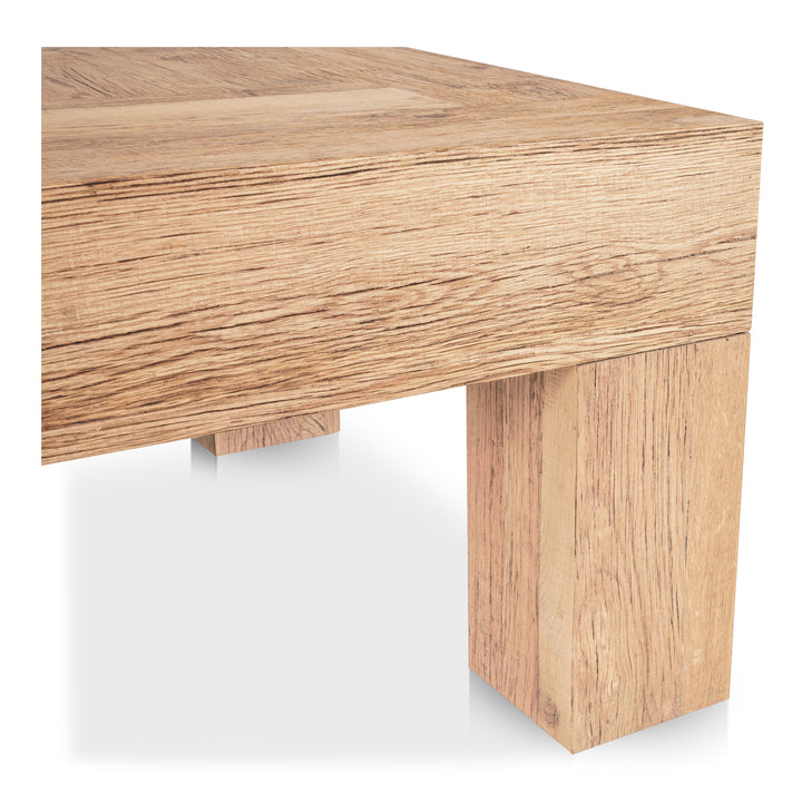 Vitality Oak: Modern Rustic Coffee Table