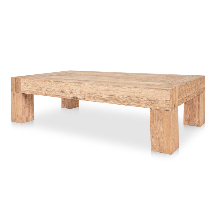 Vitality Oak: Modern Rustic Coffee Table
