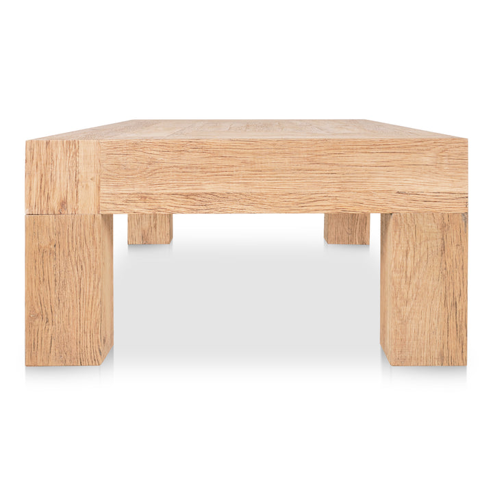 Vitality Oak: Modern Rustic Coffee Table
