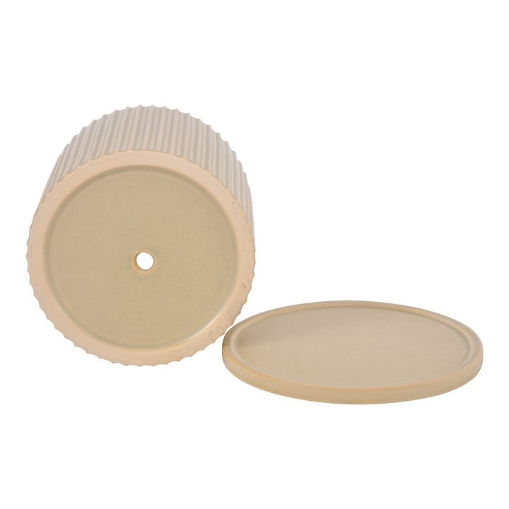 Marina Stoneware Tall Terrarium