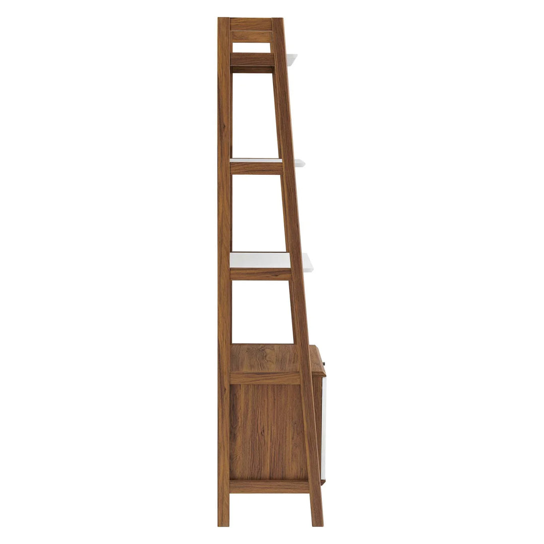 Breni Wood Bookcase