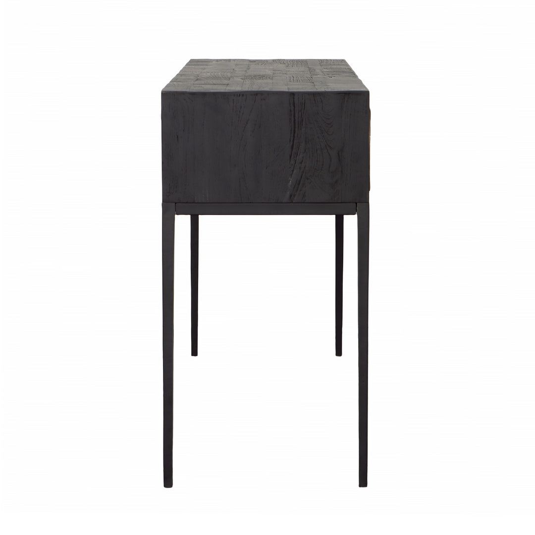 Industrial Chic Steel-Legged Workstation