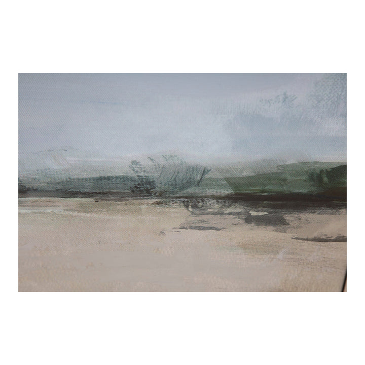Vast Prairie Artwork: Warm Brown Pine Frame