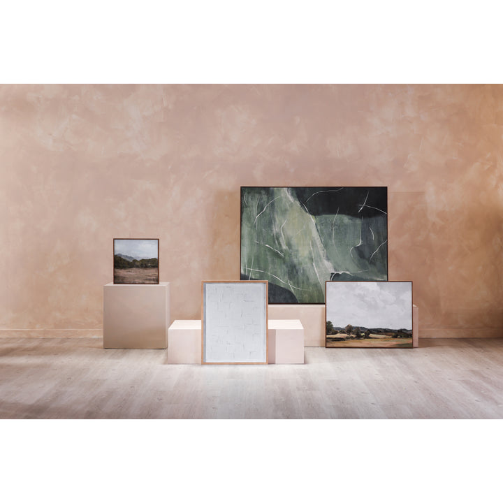 Nature's Whisper: Framed Rustic Landscape Art