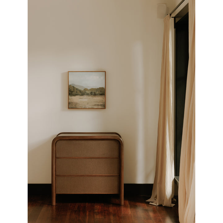 Nature's Whisper: Framed Rustic Landscape Art