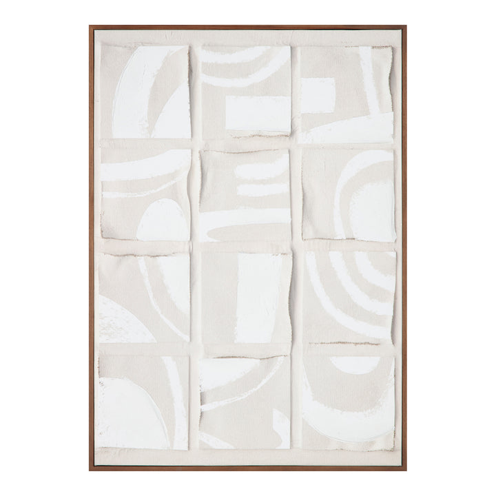Artisanal Abstract Puzzle Canvas