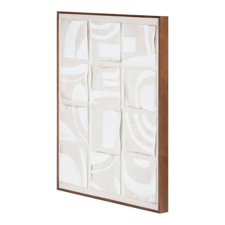 Artisanal Abstract Puzzle Canvas