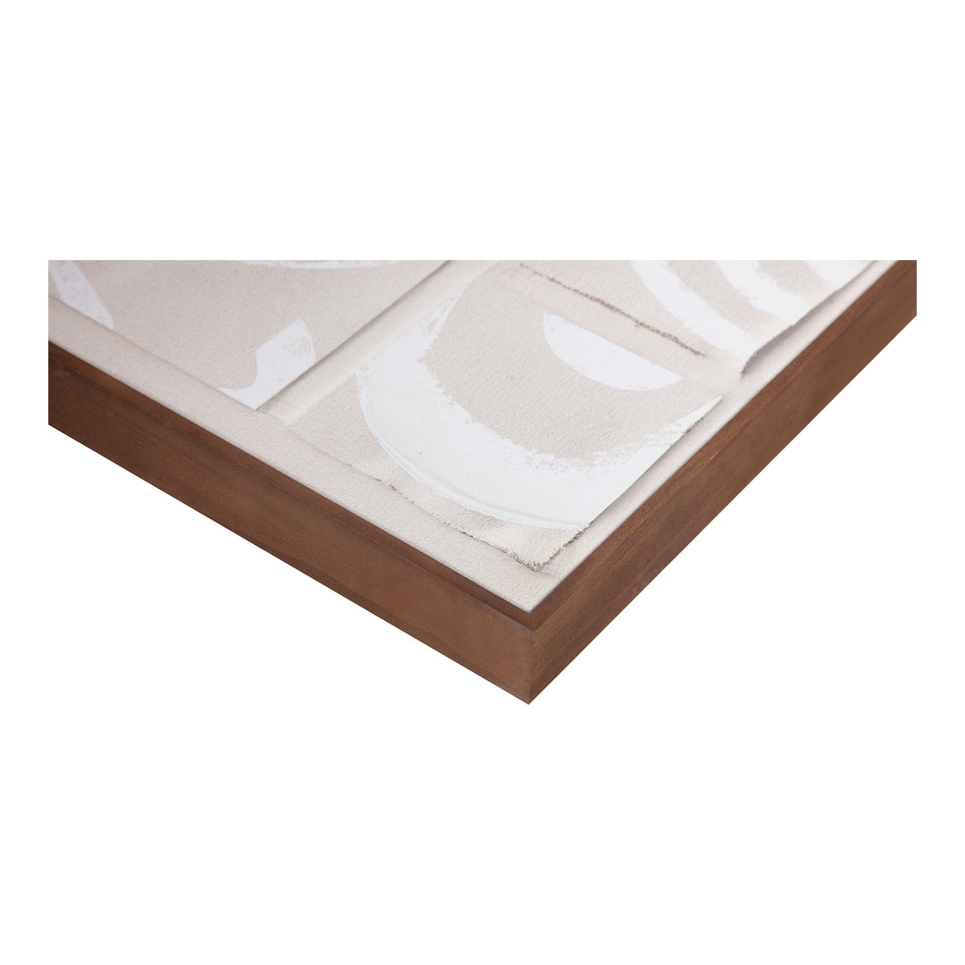Artisanal Abstract Puzzle Canvas