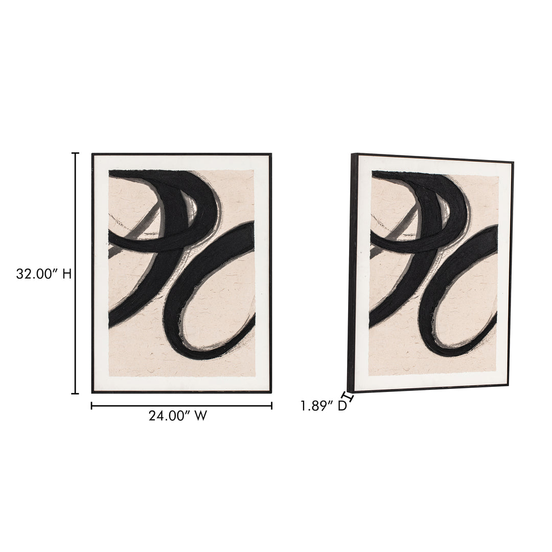 Lyric Canvas Artwork - Transitional Abstraction
