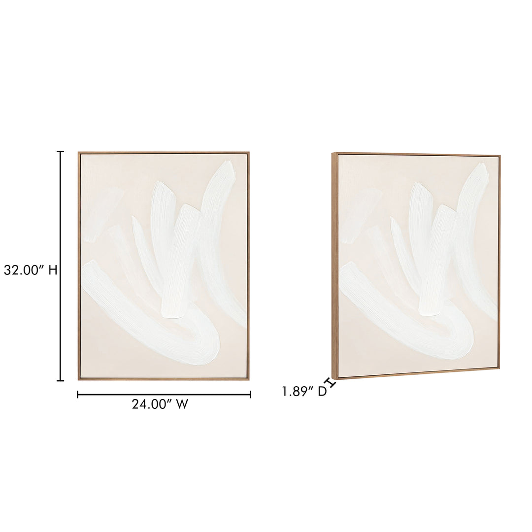 Lyrically Luminous Framed Canvas Art