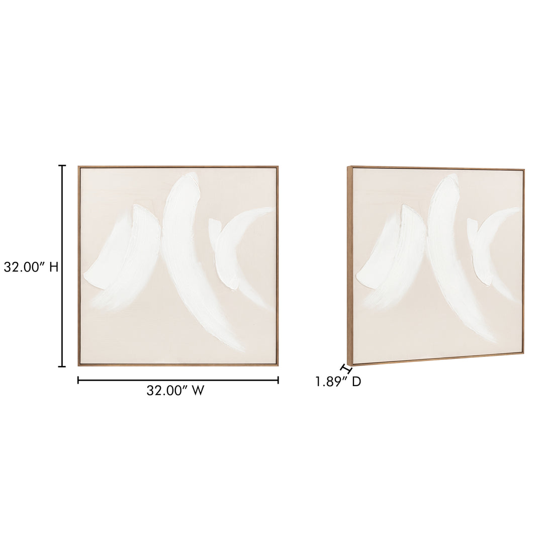Lyric Swirls Artwork - Radiant Abstract Frame Painting