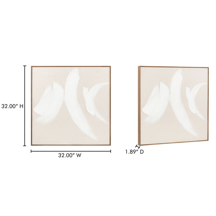 Lyric Swirls Artwork - Radiant Abstract Frame Painting