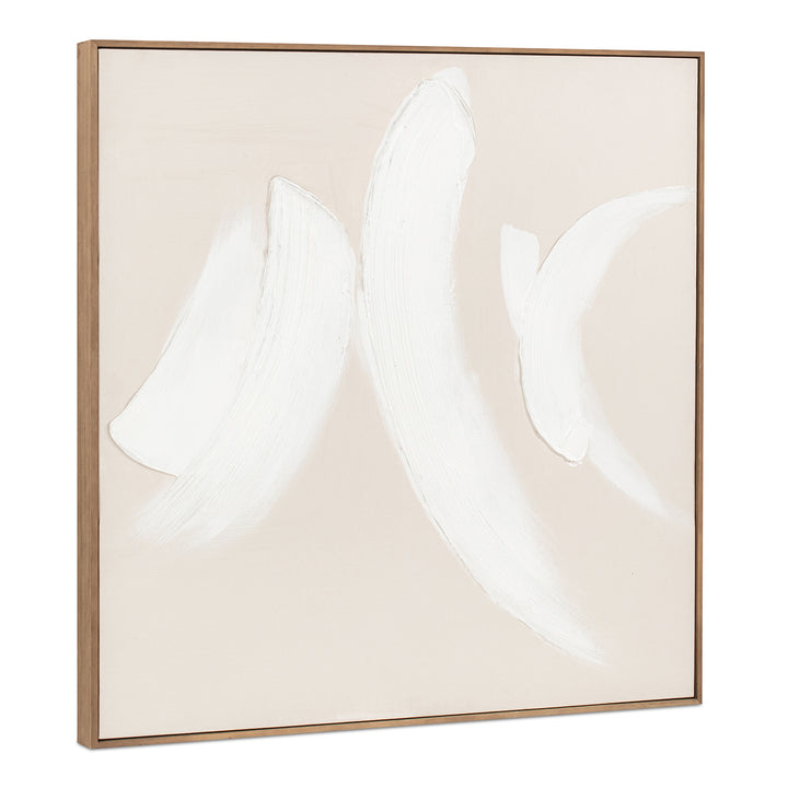 Lyric Swirls Artwork - Radiant Abstract Frame Painting