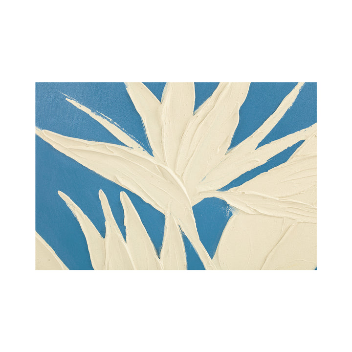 Vibrant Inverse Silhouette: Bird of Paradise Art