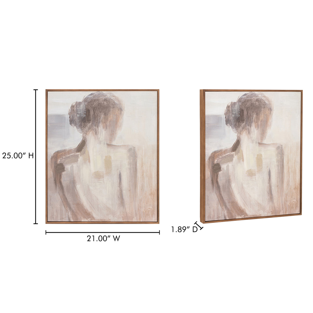 Contemplative Canvas: A Reflective Artwork