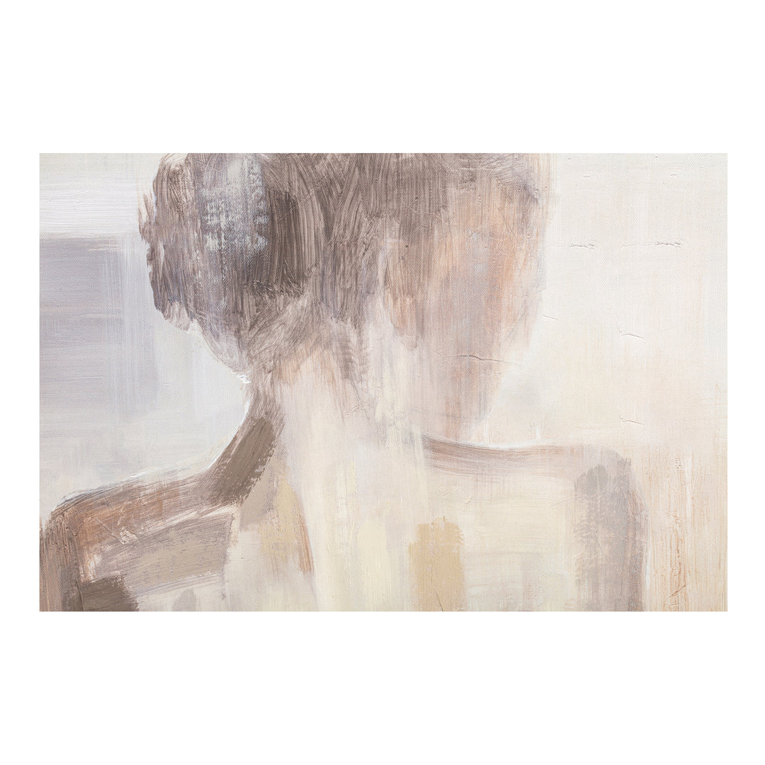 Contemplative Canvas: A Reflective Artwork