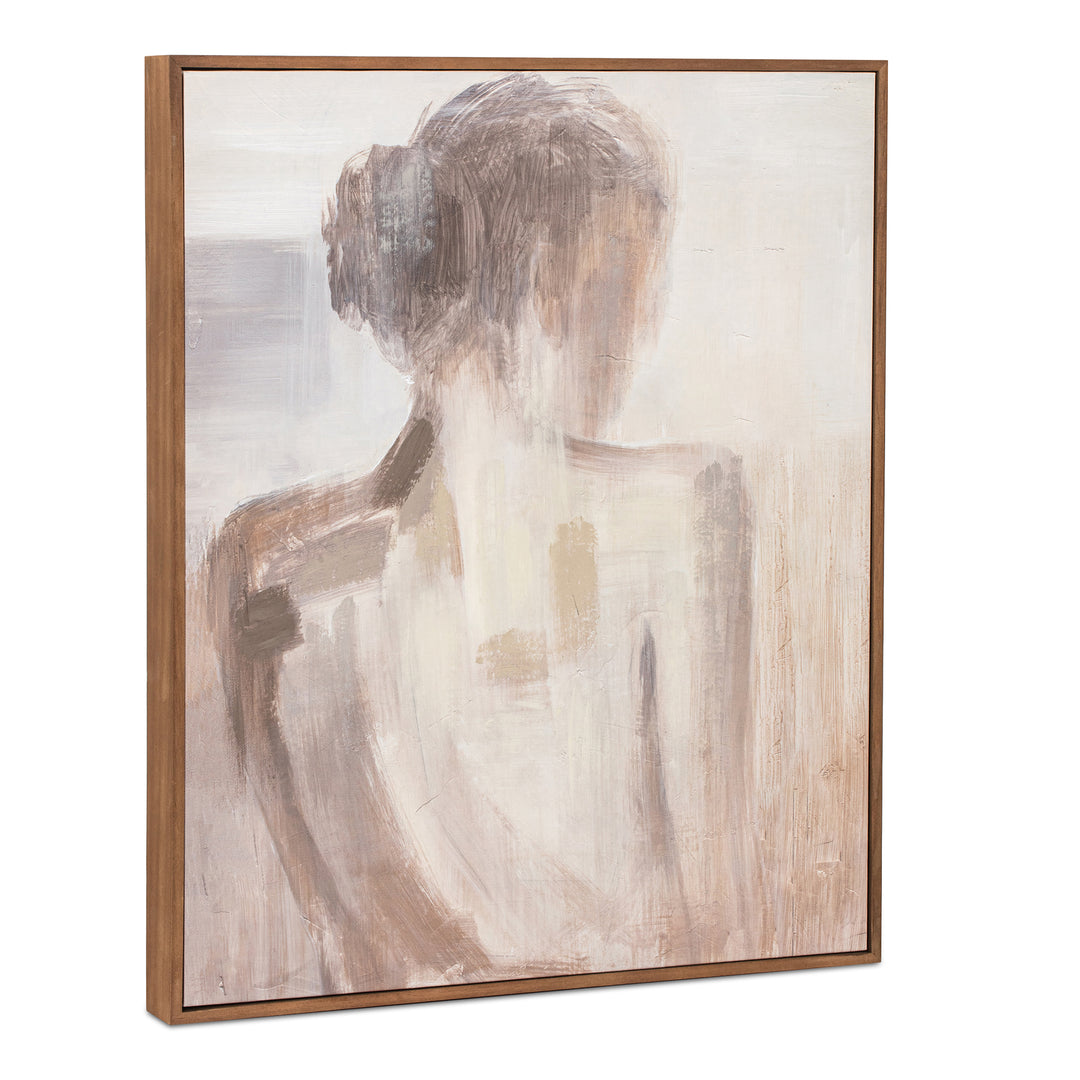 Contemplative Canvas: A Reflective Artwork