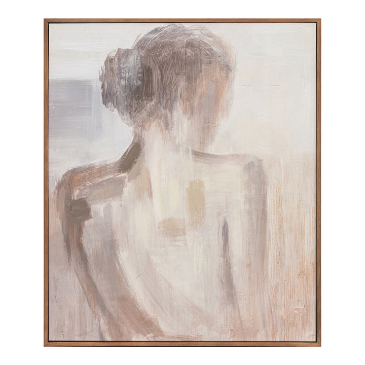 Contemplative Canvas: A Reflective Artwork