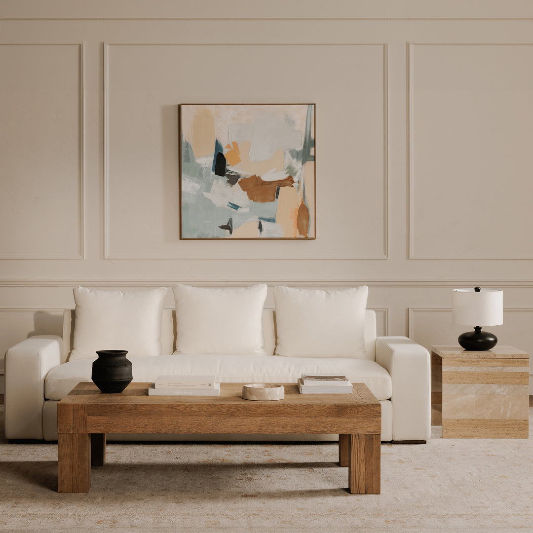 Sunset Embrace: A Vibrant Abstract Canvas