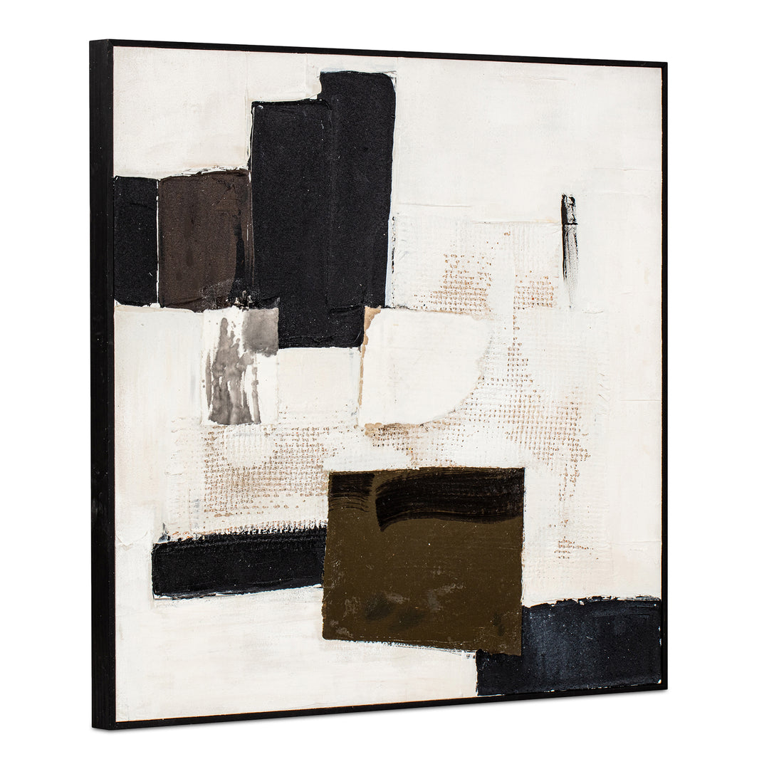 Voyage Du Contrast: Framed Artwork