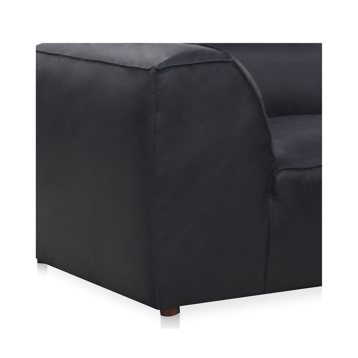 Modern Living Corner Chair with Rounded Silhouette