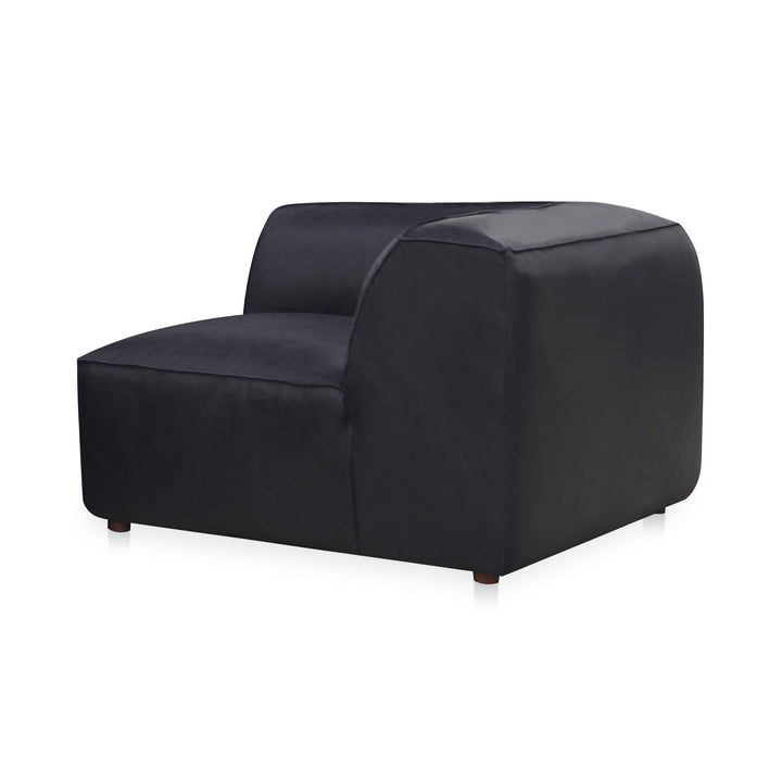 Modern Living Corner Chair with Rounded Silhouette
