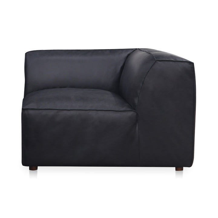 Modern Living Corner Chair with Rounded Silhouette