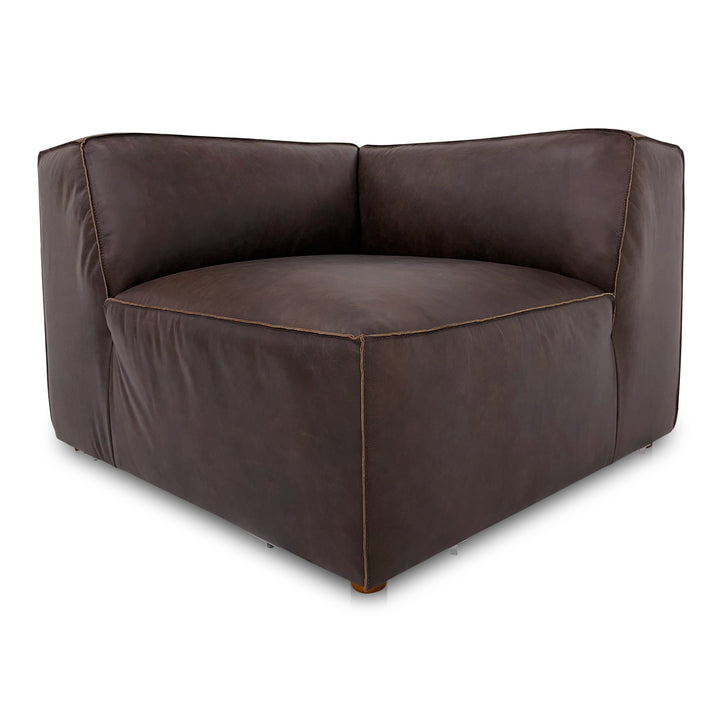 Modern Living Corner Chair with Rounded Silhouette