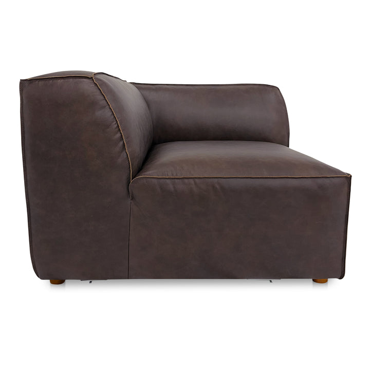 Modern Living Corner Chair with Rounded Silhouette