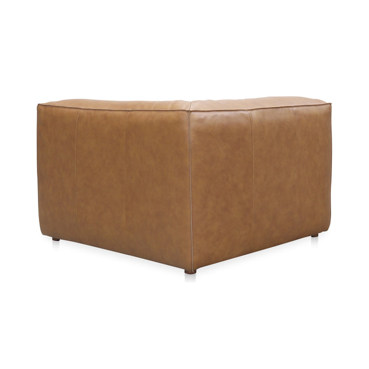 Modern Living Corner Chair with Rounded Silhouette