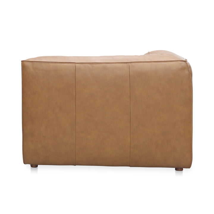 Modern Living Corner Chair with Rounded Silhouette