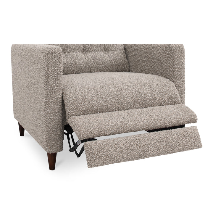 Sophisticated Bouclé Power Motion Recliner