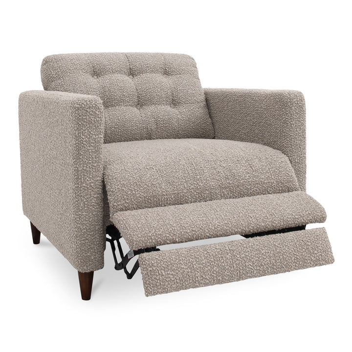 Sophisticated Bouclé Power Motion Recliner
