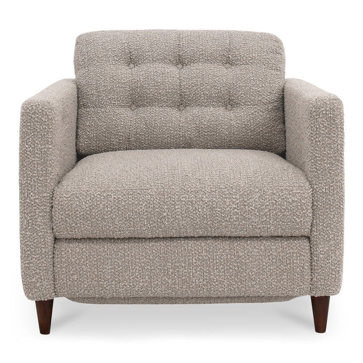 Sophisticated Bouclé Power Motion Recliner