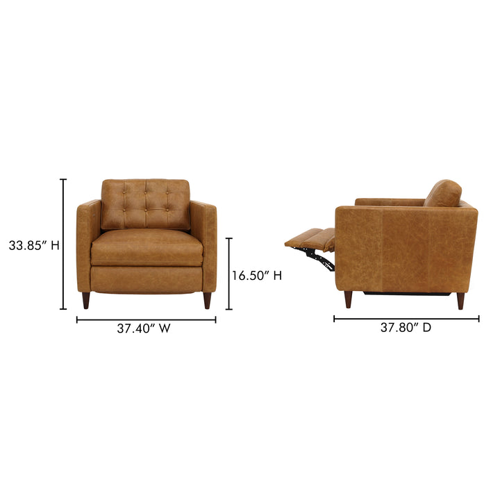 Sophisticated Bouclé Power Motion Recliner
