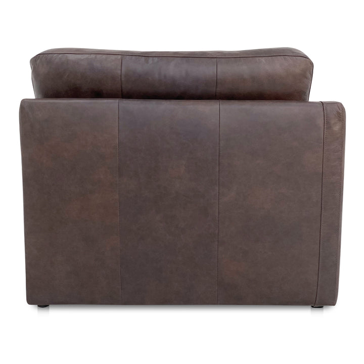 Timeless Espresso Armchair with Tufted Back