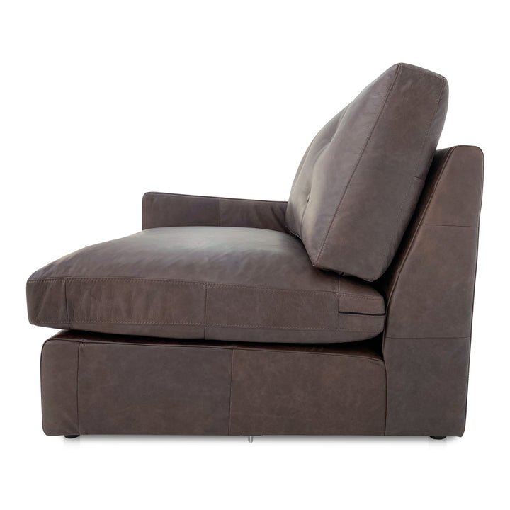 Timeless Espresso Armchair with Tufted Back