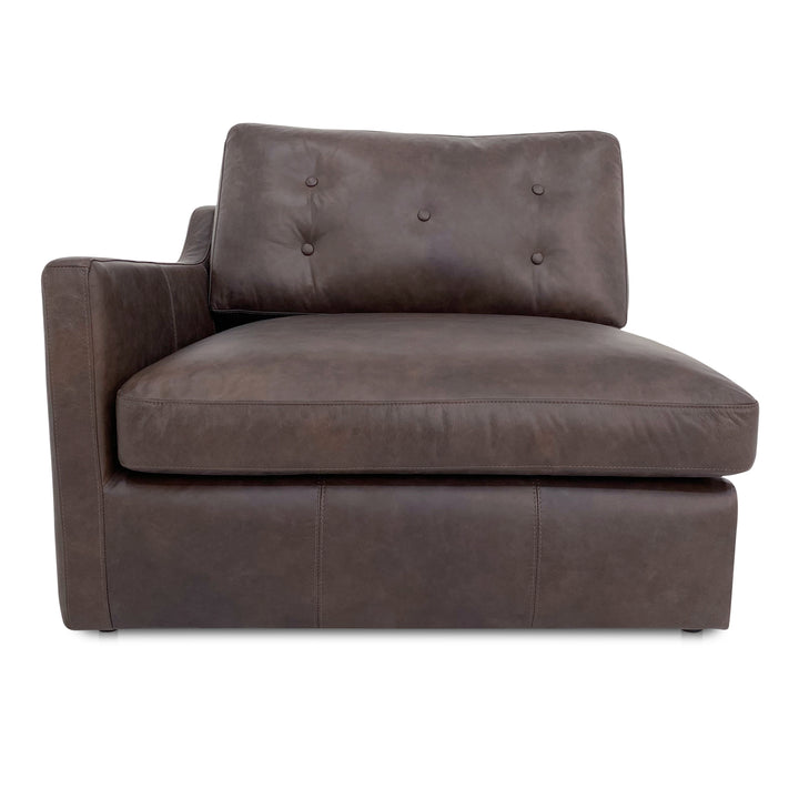Timeless Espresso Armchair with Tufted Back
