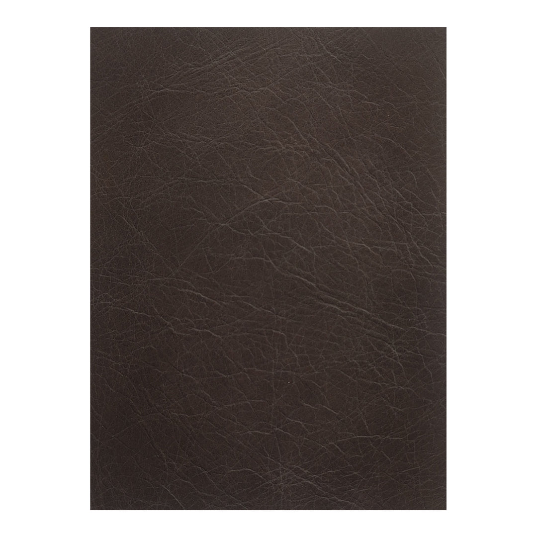 Modern Tufted Espresso Leather Modular Sofa with Sloped Arms