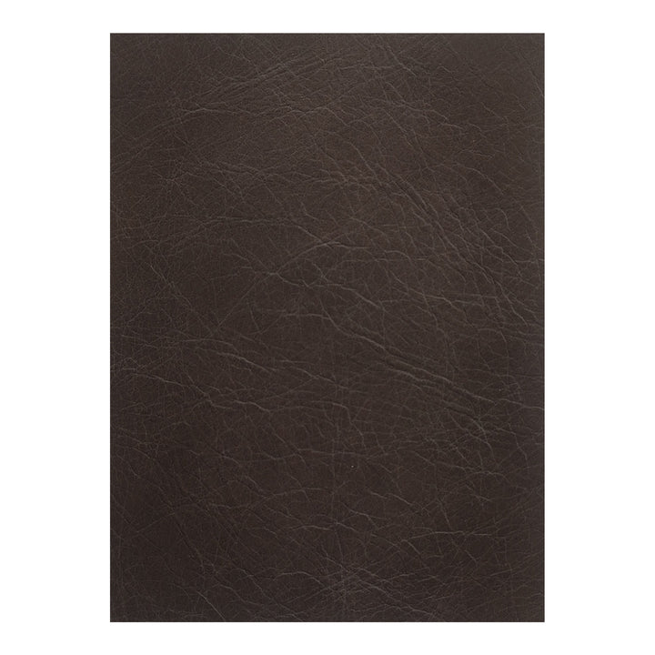 Modern Tufted Espresso Leather Modular Sofa with Sloped Arms