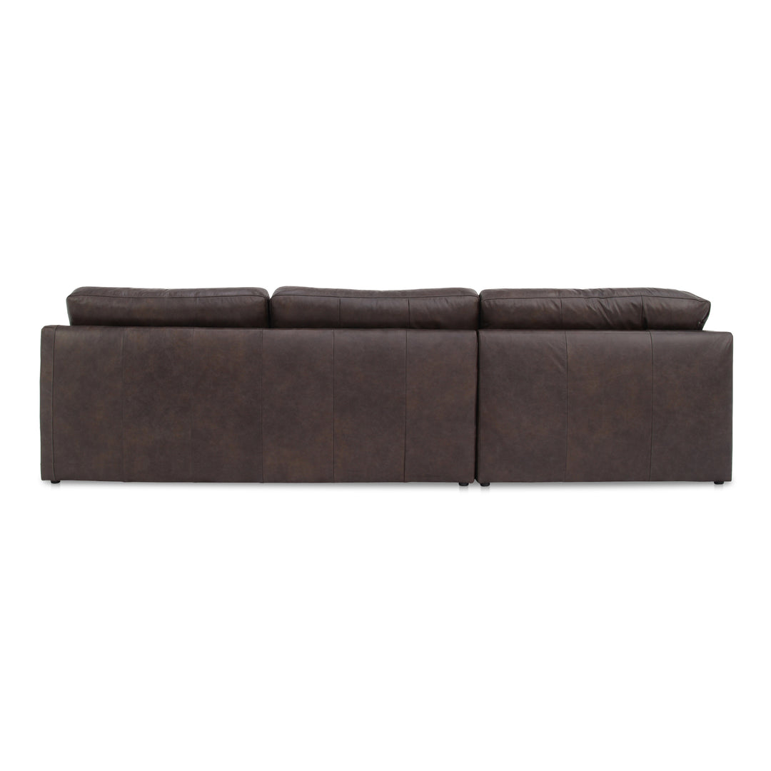 Upscale Espresso Charm Modular Sofa Set