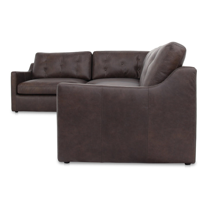 Upscale Espresso Charm Modular Sofa Set