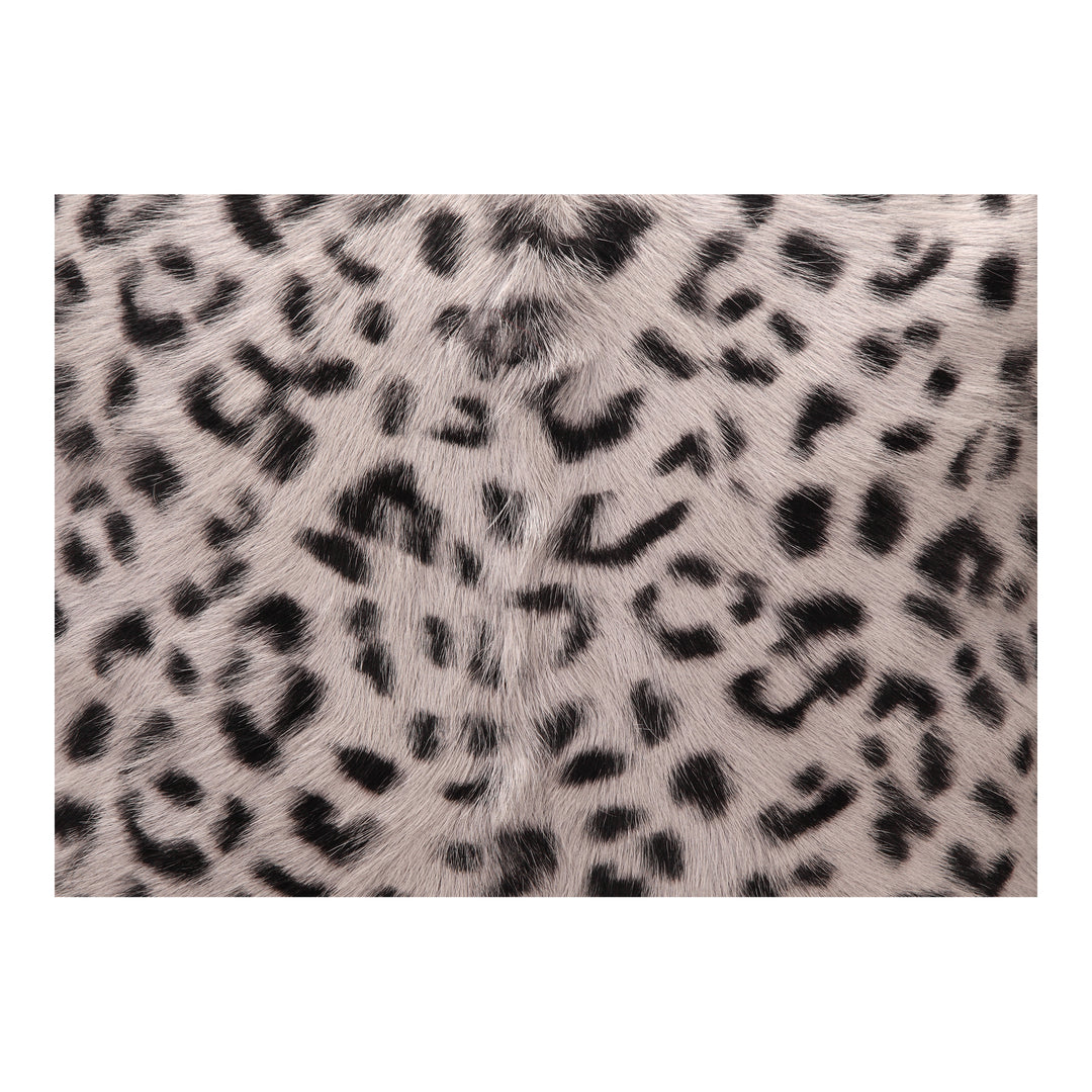 Nature's Texture: Handcrafted Goat Fur Accent Pillow