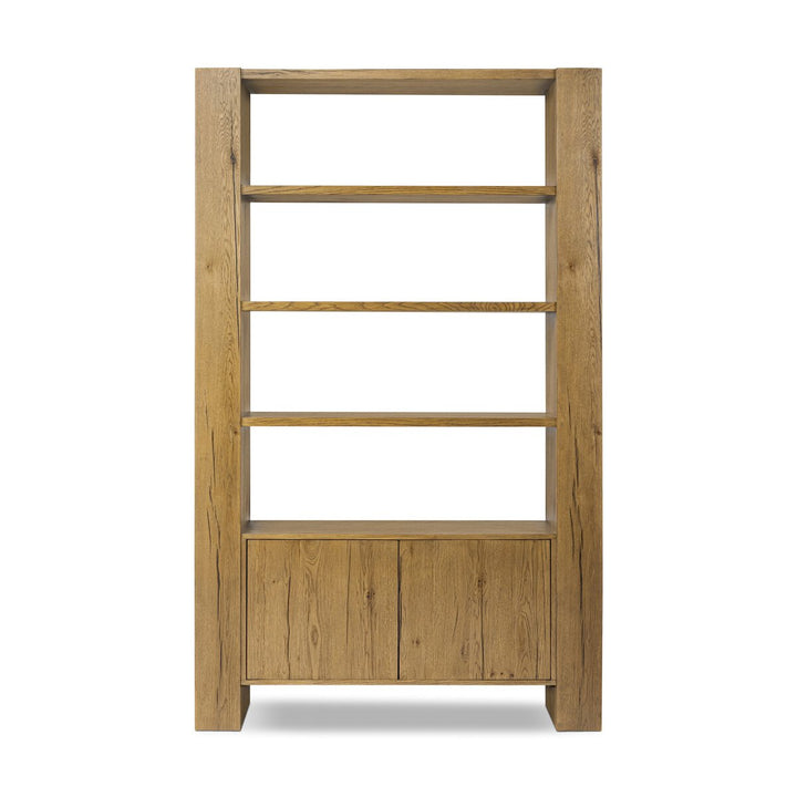 Conner Rustic Oak Bookcase