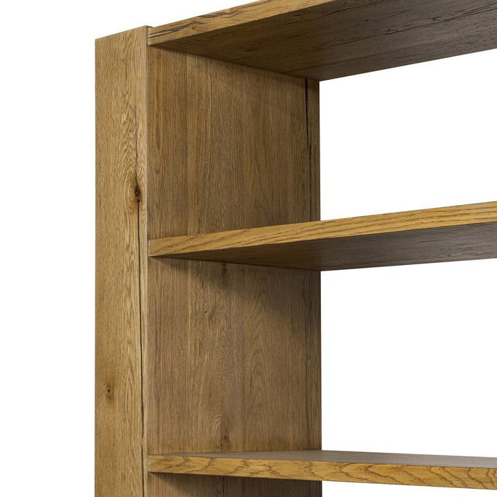 Conner Rustic Oak Bookcase