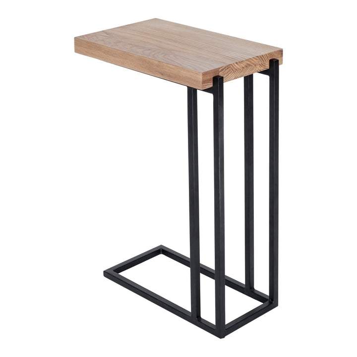 Nature-Inspired Organic C-Shape Side Table