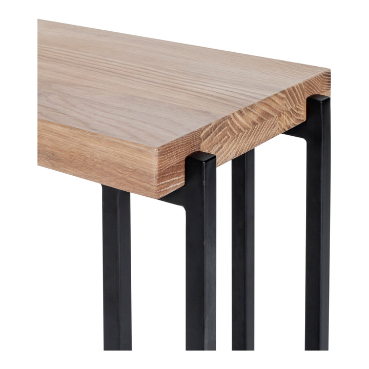 Nature-Inspired Organic C-Shape Side Table
