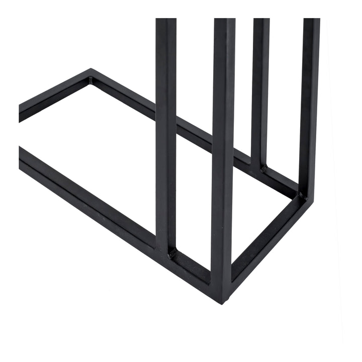 Nature-Inspired Organic C-Shape Side Table