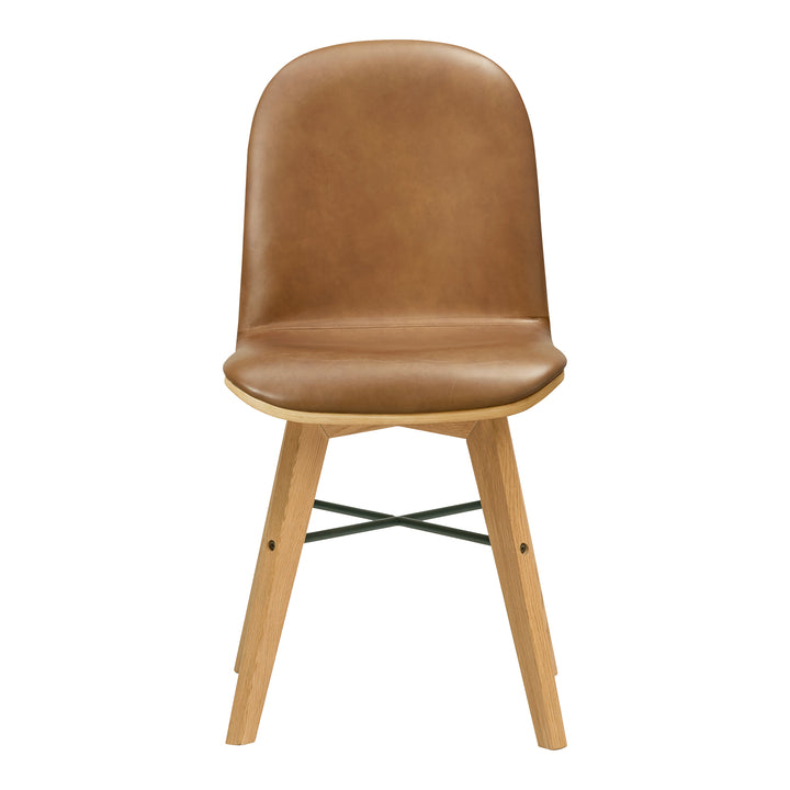 Sophisticated Leather Minimalist Dining Duo