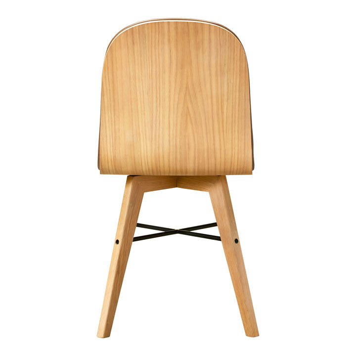 Sophisticated Leather Minimalist Dining Duo